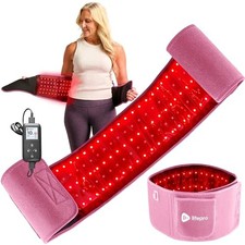 LIFEPRO RED LIGHT BELT 660NM  850NM NEAR INFRARED  RED LIGHT THERAPY - PINK