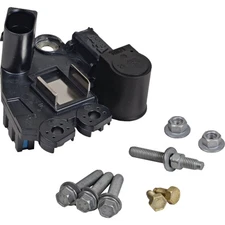 Regulator For Valeo; 12V B-Circuit; Term ID: Negative; w/ Brush Holder