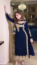 Designer Pakistani Bollywood Salwar Kameez Indian Women Party Wear Salwar Suit