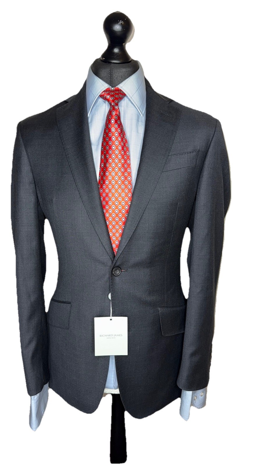 FILA RICHARD JAMES SAVILE ROW GIACCA TUTA LUSSO GRIGIO ANTRACITE 36S