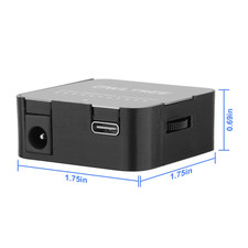 12V 4 Pin PWM Fan Speed Controller PC Fan Hub 6 Fans Supported Powered by Type-C