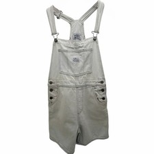 Levi's Vintage Stripe Denim Shortall Overalls Womens S 52333-0025