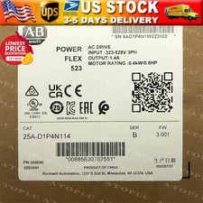 New Allen-Bradley 25A-D1P4N114 PowerFlex 523 ...