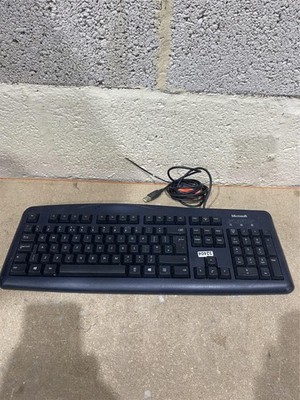 Microsoft 200 1406 Full Size Tastatur Schwarz Kabelgebunden USB QWERTY (Standard) 104 Tasten