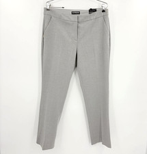 Express Columnist Pants 12 Gray Barely Boot Professional Office Work Preppy Chic