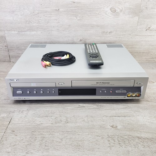 Sony SLV-D100 DVD/VCR Combo VHS Player & Recorder w/ Remote TESTED