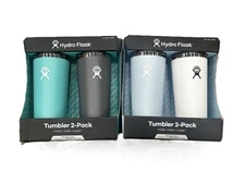 Hydro Flask 2-Pack Tumbler With Lid Stainless Steel 22 oz Travel Cup
