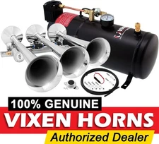 TRAIN HORN KIT FOR TRUCK/CAR/SEMI LOUD SYSTEM /1G AIR TANK /150PSI /3 TRUMPETS