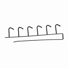 Set Of 2 Shelf Hooks Kitchen Storage Rack For Cupboard Holder