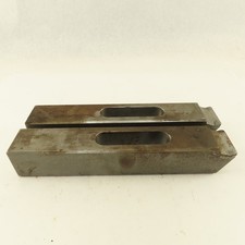 Large 2"x2"x10"x 1" Slot Machinist Setup Hold Down Clamps Lot of 2