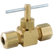 Anderson Metals 1/4 In. C x 1/4 In. C Brass Straight Needle Valve 759106-04