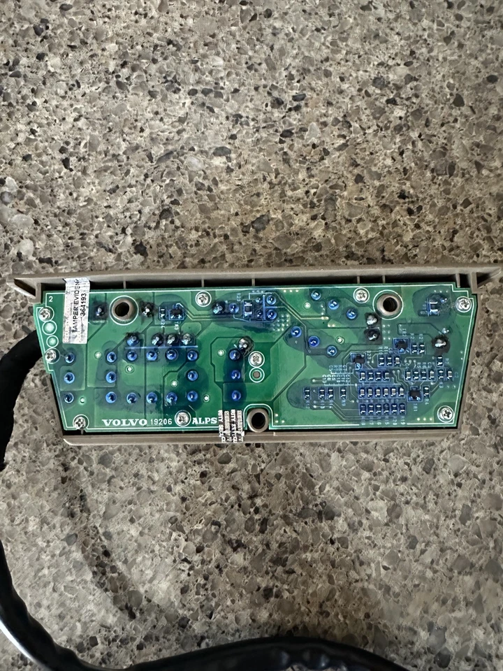 Interruptor de control del asiento eléctrico del lado del pasajero OEM 2001-2009 Volvo S60 S80 V70 Foto 2 de 4