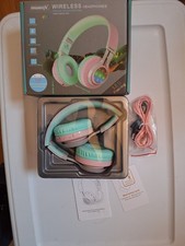 Riwbox WT-7S Bluetooth Headphones Light Up, F...
