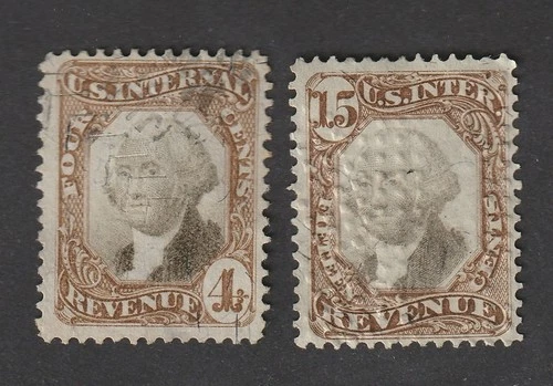 US Stamps, Collection Lot, R136 & R139, used, see below