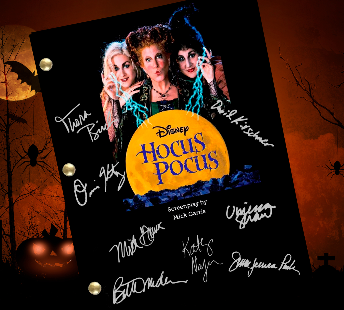 Hocus Pocus Movie Signed Autographed Reprint Script Full
