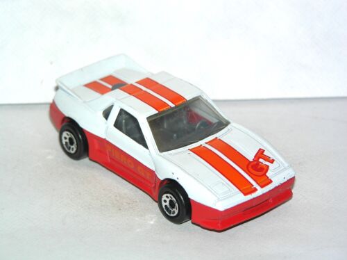 Vintage Matchbox Macau Pontiac Fiero Racer **YELLOW LIGHT SPECIAL**