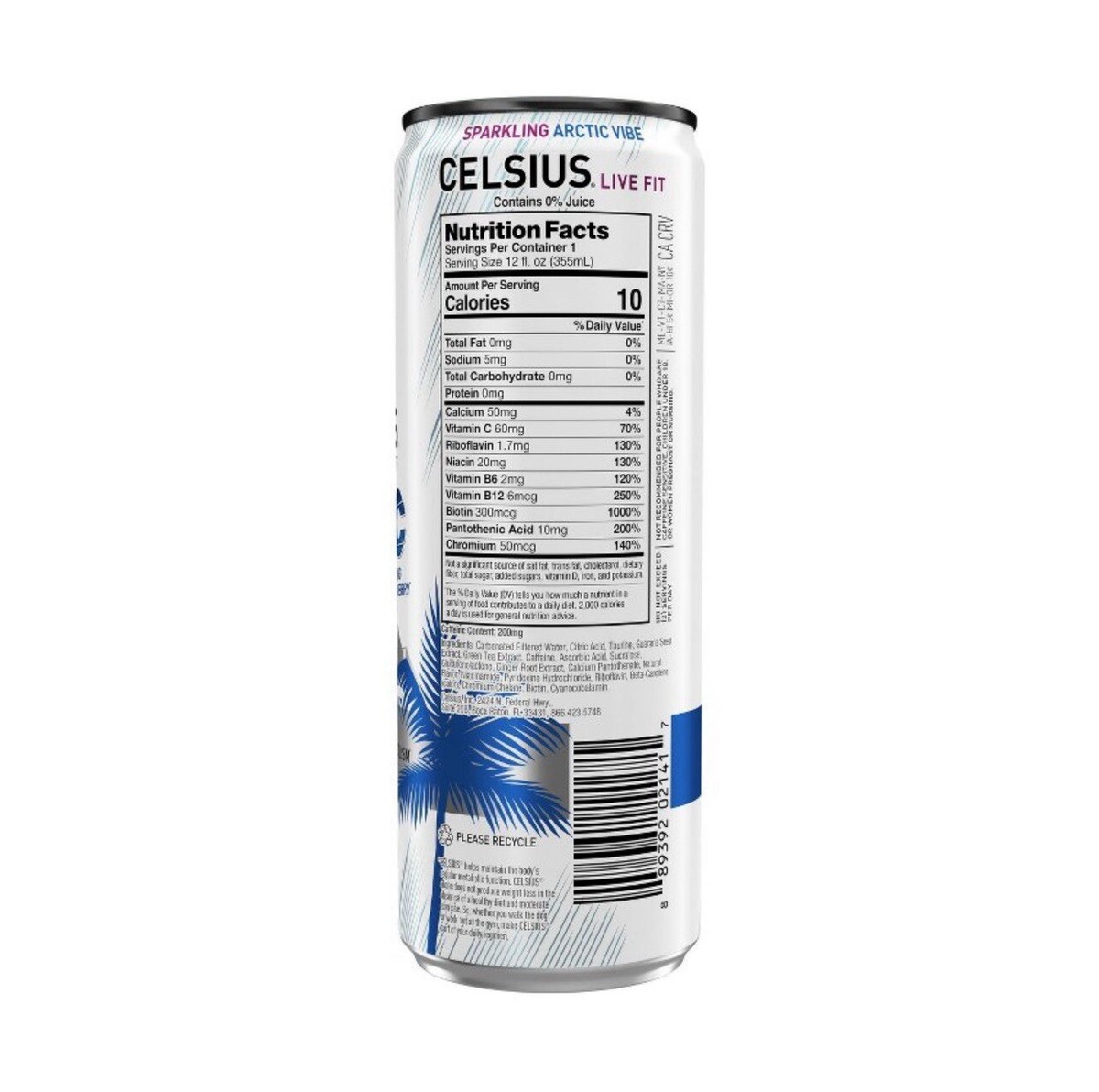 ⚫️ New Celsius Live Fit Sparkling Arctic Vibe Frozen Berry