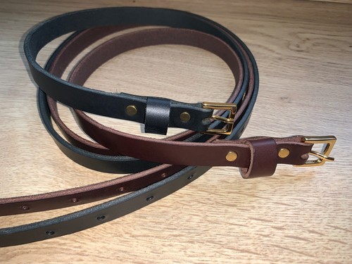 Italian Leather Belt Black Brown Belt 5/8' Inch 15mm Dress Belt xl xxl xxl T9
