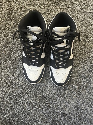 dunk high black white outfit