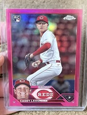 2023 Topps Chrome Update Casey Legumina Pink Refractor RC /399
