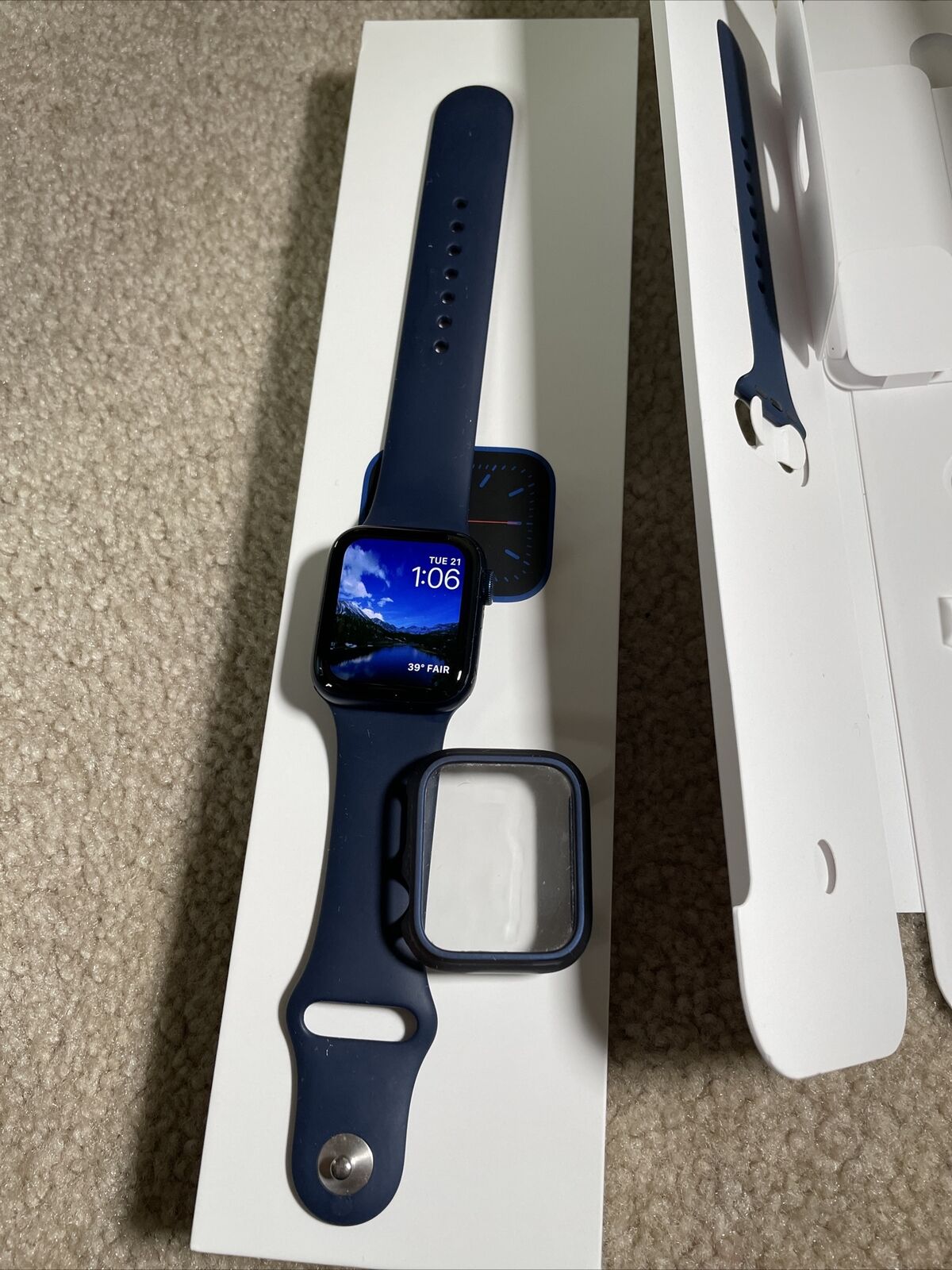 apple watch series 6 40mm gps, Blue Deep Navy | eBay