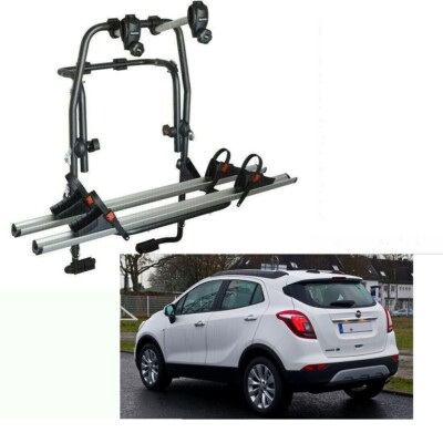 FAHRRADTRÄGER HINTEN STAND UP 2 SCHIENEN OPEL MOKKA BJ 2015 FÜR 2 FAHRRÄDER HERREN DAMEN