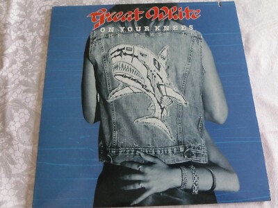 LP  Great White  - on your Knees  -   The first LP  