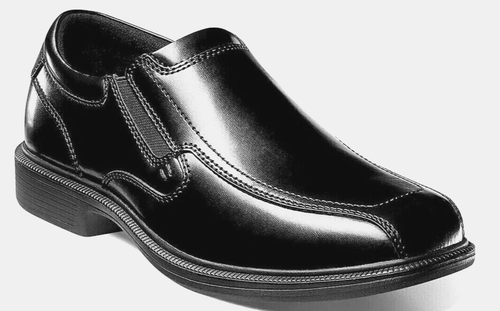 Scarpe comode Nunn Bush Bleeker punta bici da strada nere 84357-001 ~ 15 W - Foto 7 di 7