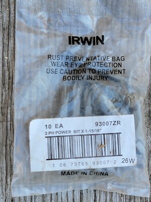 Irwin 93007ZR #2 Phillips Power Bit
