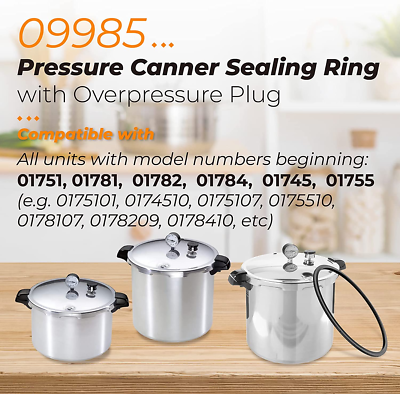 Presto Pressure Canner 09924 Pessue Canne Sealing Ing