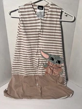 Baby Lambs & Ivy Med 6-12 Mo Star Wars, Grogu, Snuggle Sleeper Sleep Sack