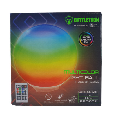 Gaming 15cm Glaskugel LED kompatibel mit Razer Chroma RGB powered by LSC