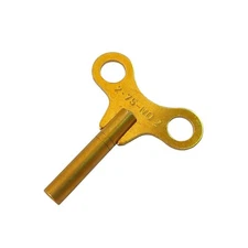 Brass Replacement Clock Key For Key Wind Clocks Size 2 / 2.75 mm  - Clock Parts