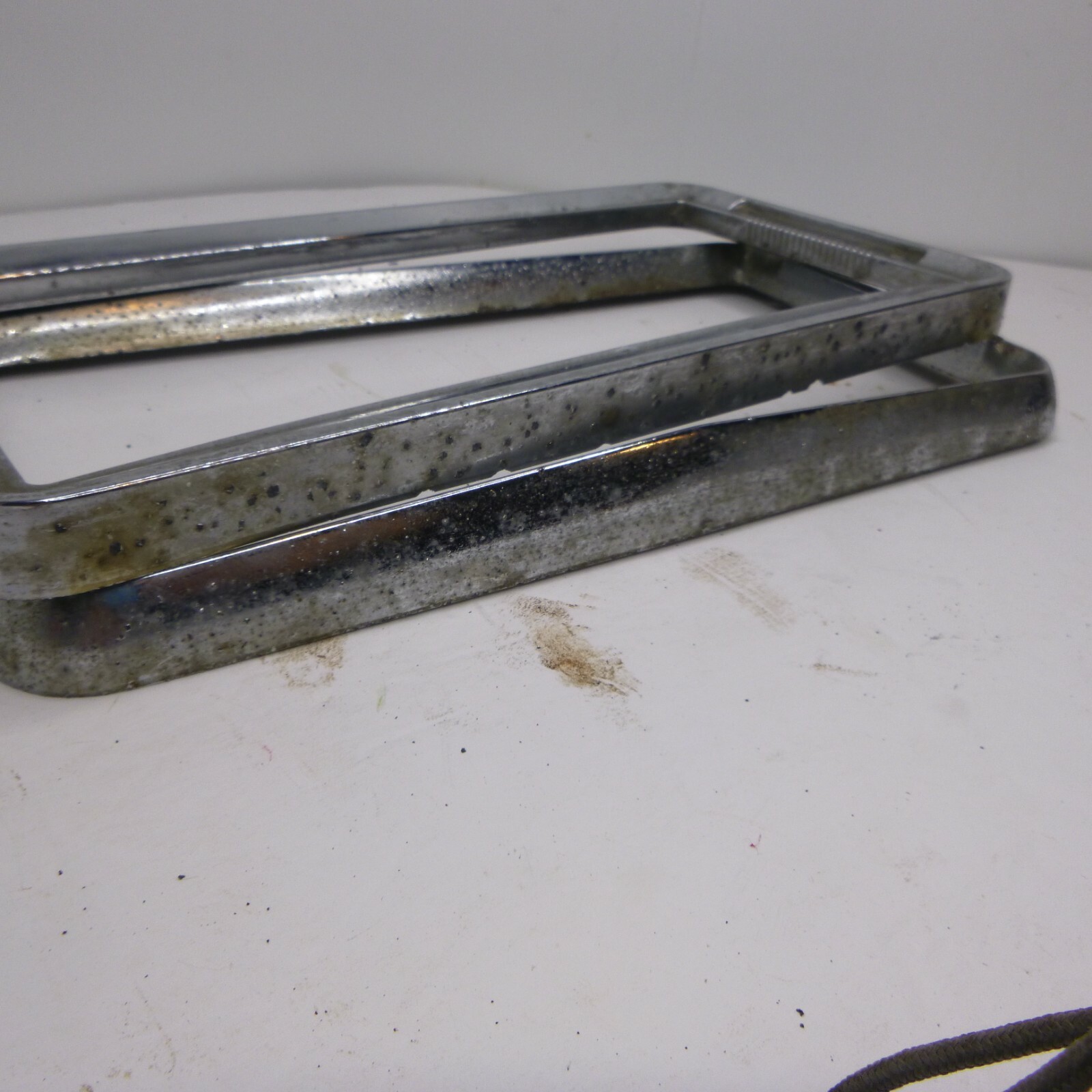 VINTAGE ART DECO LICENSE PLATE FRAME PAIR HOT ROD YANKEE car eBay