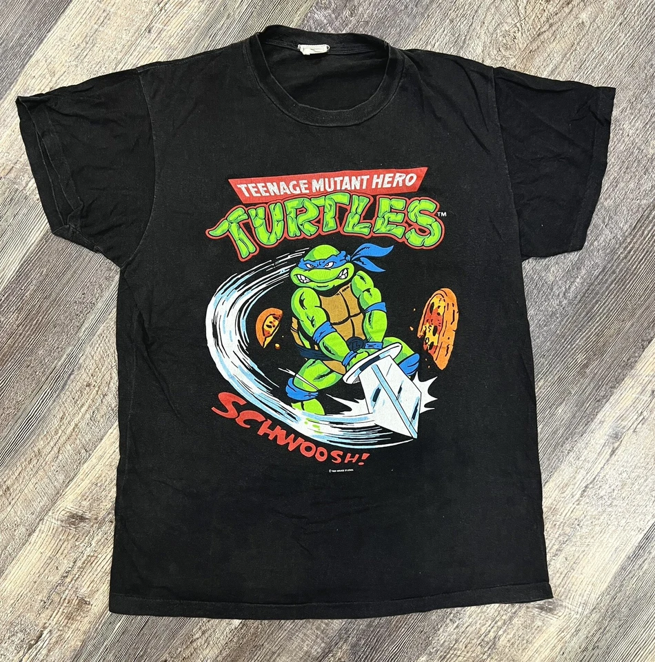 Camiseta de colección 1989 TMNT Mirage Studios Teenage Mutant Ninja Turtles talla XL Euro Foto 3 de 4