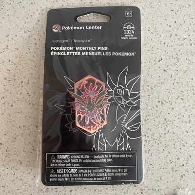 Hydreigon Pokémon monatliche Pins: Drachenarten Pin (7 von 12) brandneu