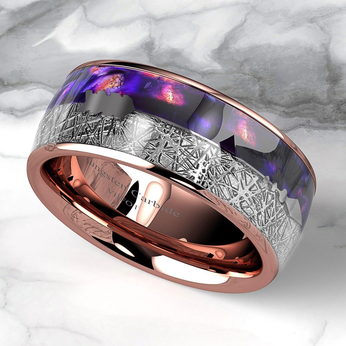 February Birthstone Ring Natural Dark Purple Amethyst ring Amethyst signet  ring — Discovered