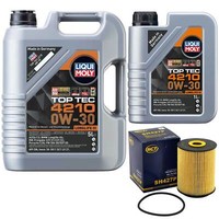 MotoröL Set Top Tec 4210 0W-30 Liqui Moly 6 Liter + ÖLfilter FüR VW Sharan 2.8