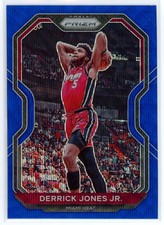 Derrick Jones Jr 2020-21 Panini Prizm Tmall Blue Wave SP #55 Miami Heat