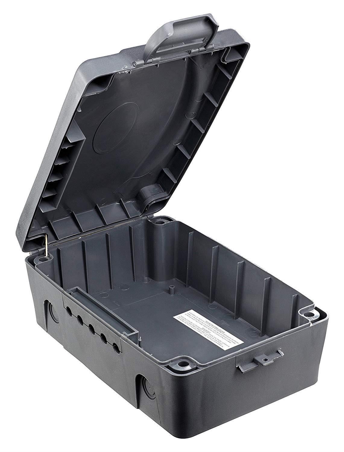 Waterproof Plug Cable Box Outdoor Weatherproof Outside 4 Gang 10M