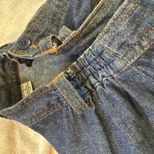 Workwear By Ashleigh Morgan Woman's Denim Side Button Skirt Size 8 - Picture 7 of 7