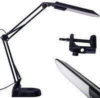 LED Schreibtischlampe Tischlampe Leselampe BüRoleuchte BüRolampe 5W Schwarz Reto