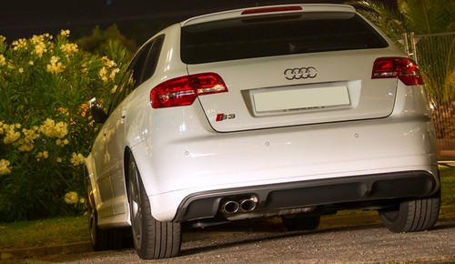 AUDI A3 8P SPORTBACK S3 LOOK REAR BUMPER SPOILER / VALANCE / DIFFUSER (2005-08) - Afbeelding 10 van 11