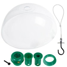 Squirrel Baffle Dome Adjustable Hook Bird Feed Station Hanging Feeder Guard 40cm