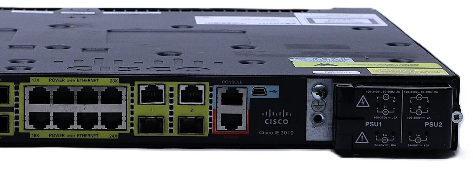 CISCO IE 3010 SWITCH SERIES IE-3010-16S-8PC V02 INDUSTRIAL ETHERNET - Image 2 of 4