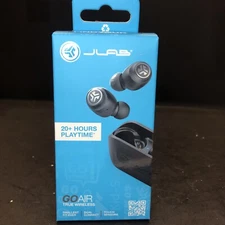 JLab Audio EBGOAIRRBLK82 In the Ear Headphones - Black NEW Sealed