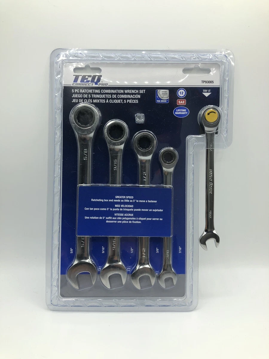 Teq pro ratchet wrench set deals