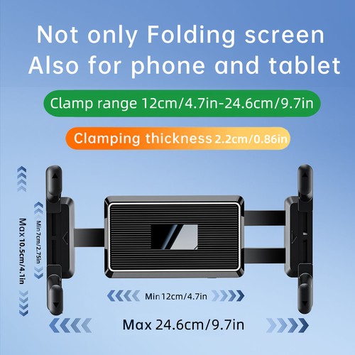 Car Universal Suction Cup Extension Tube Car Tablet Cell Phone Holder Accessoire - Photo 5 sur 21