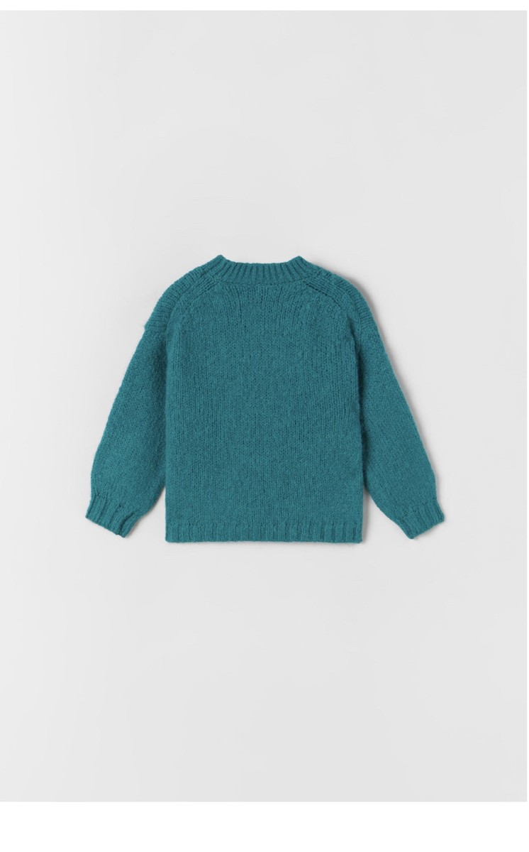 A2230★美品★ ALPACA*ニット*ジャケット*S*黒 COLLARED KNITTED JACKET 襟付きニットジャケット｜COS コス