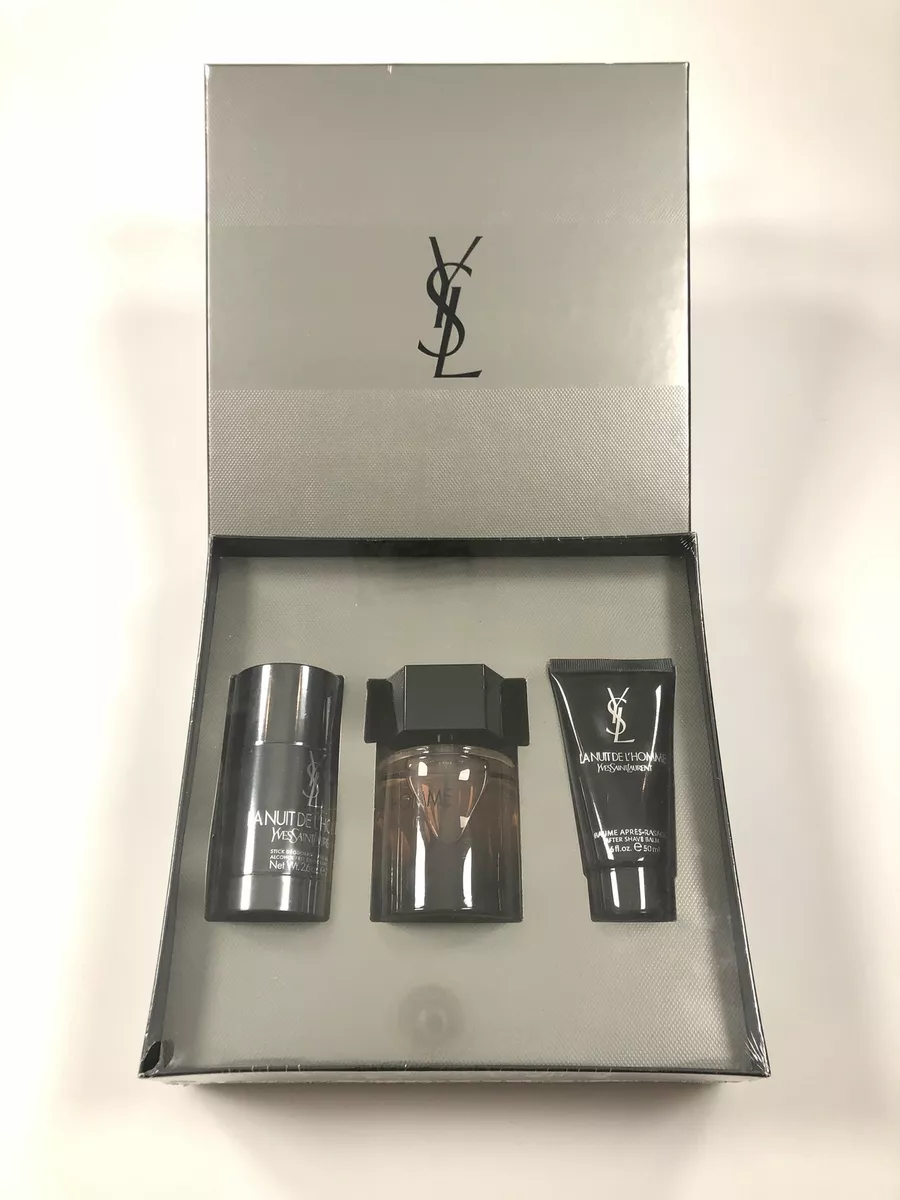 YSL LA NUIT DE L HOMME VINTAGE EDT 5 2012 FORMULATION 3.4 oz GIFT